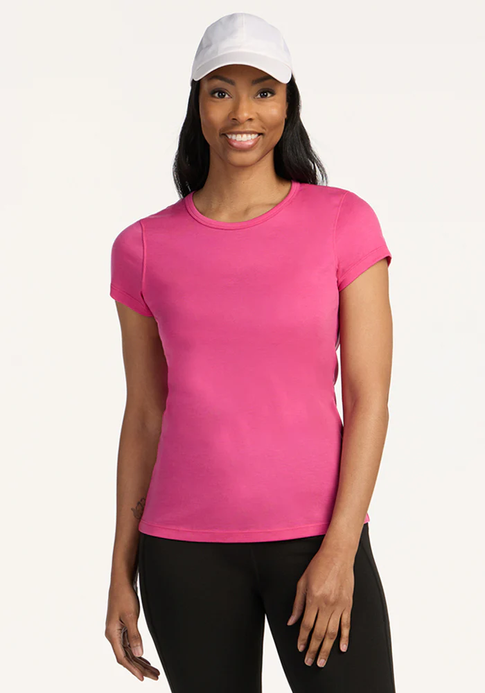 Addie Crew Neck - Raspberry Fizz