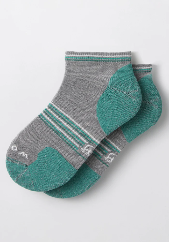 Womens Amelia No Show Socks - Grey