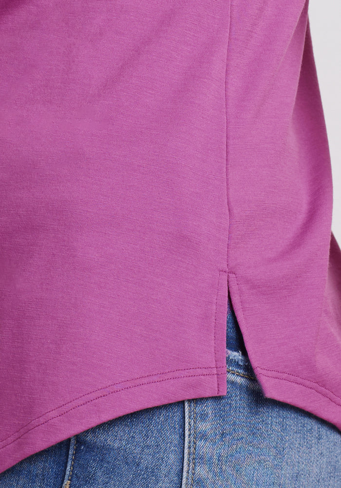 Bella Tunic Top - Purple Wine - Image 2
