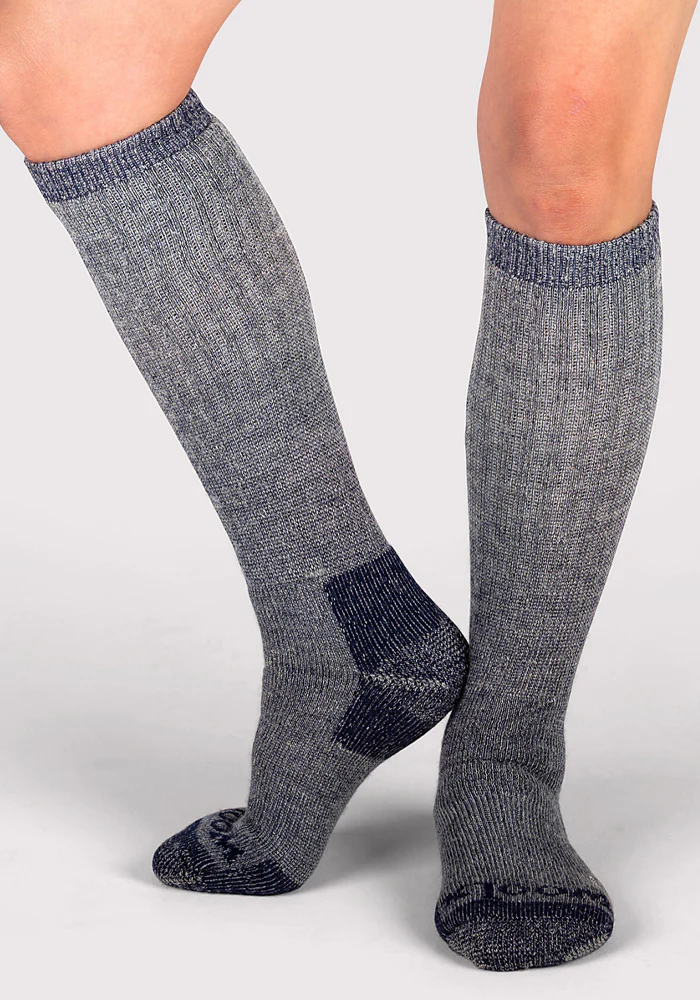 Womens Extreme Over The Calf Socks - Navy Carbon - Image 6