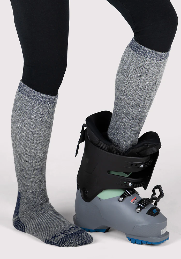 Womens Extreme Over The Calf Socks - Navy Carbon - Image 7