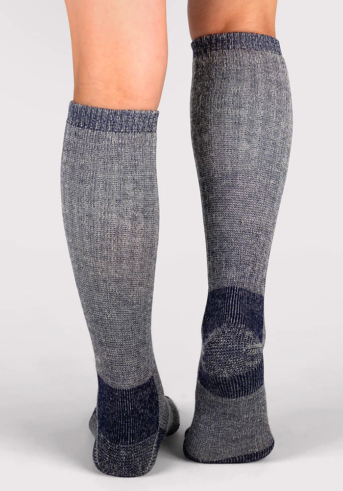 Womens Extreme Over The Calf Socks - Navy Carbon - Image 9