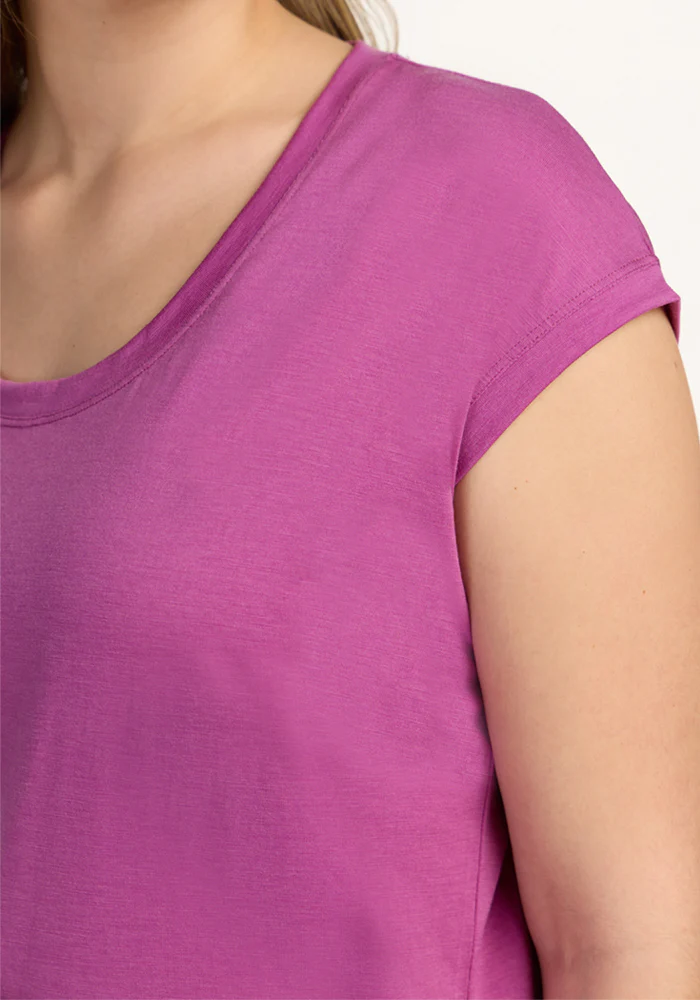 Gabi Tunic Top - Purple Wine - Image 2