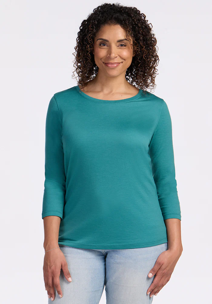 Jenny 3/4 Sleeve Crew Neck - Image 6