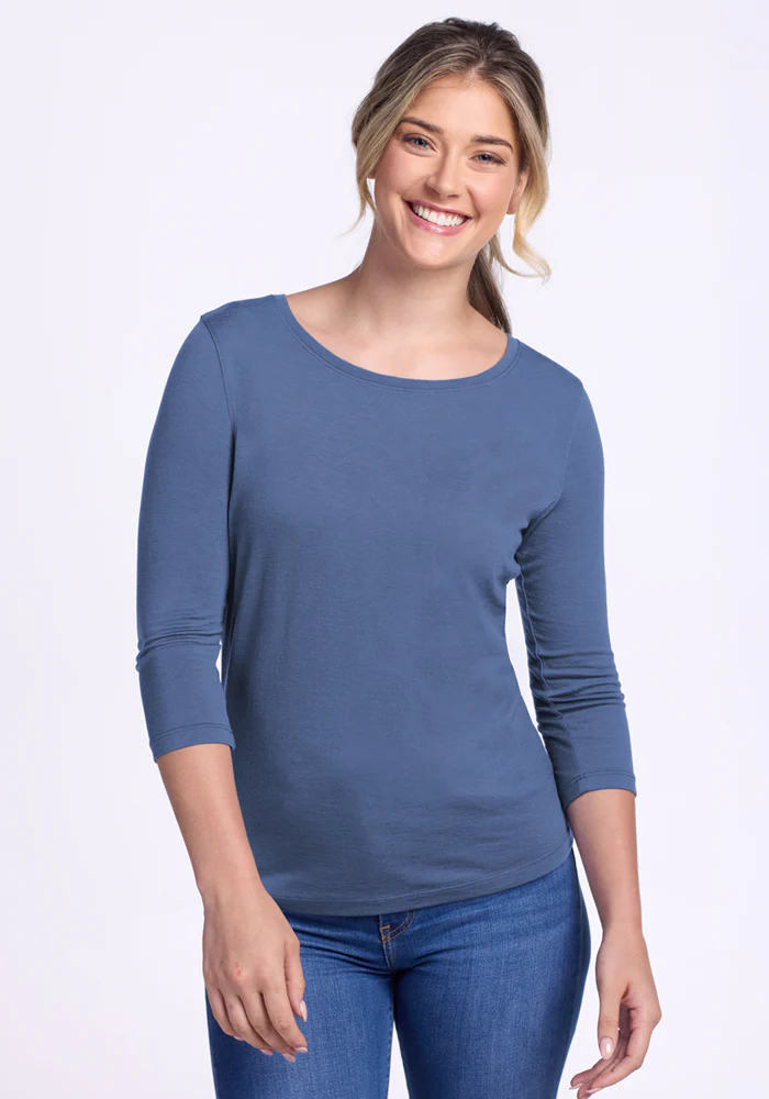 Jenny 3/4 Sleeve Crew Neck - Image 7