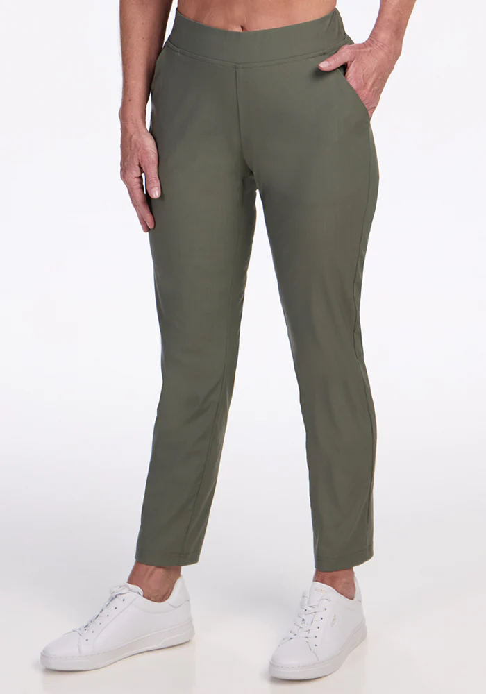 Nicole Ankle Pants - Sage Olive - Image 2