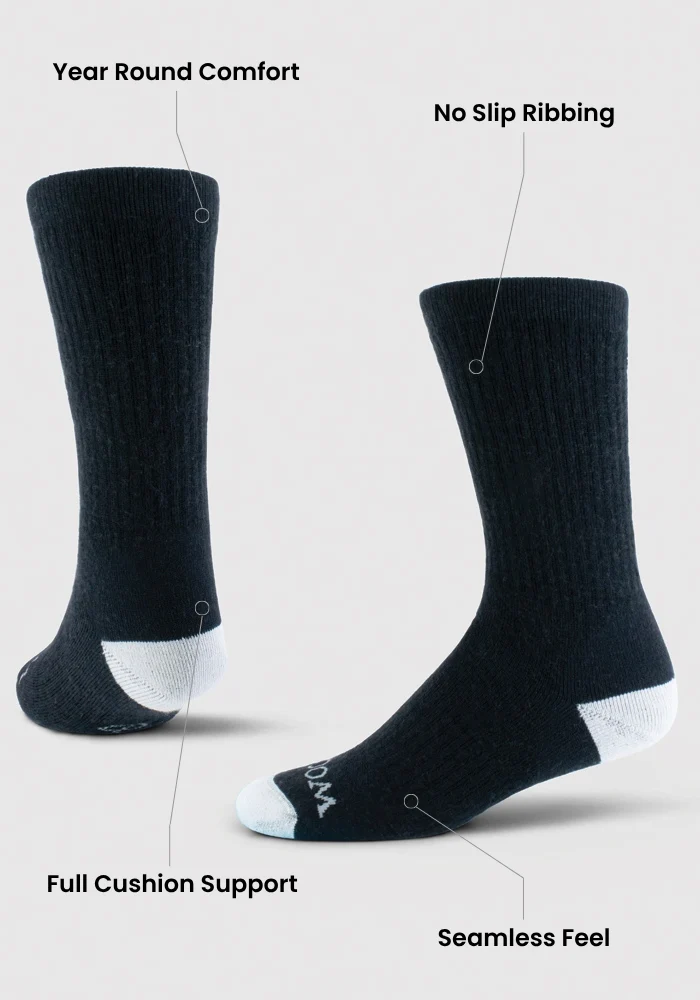 Mens Core Crew Socks - Deep Navy - Image 2