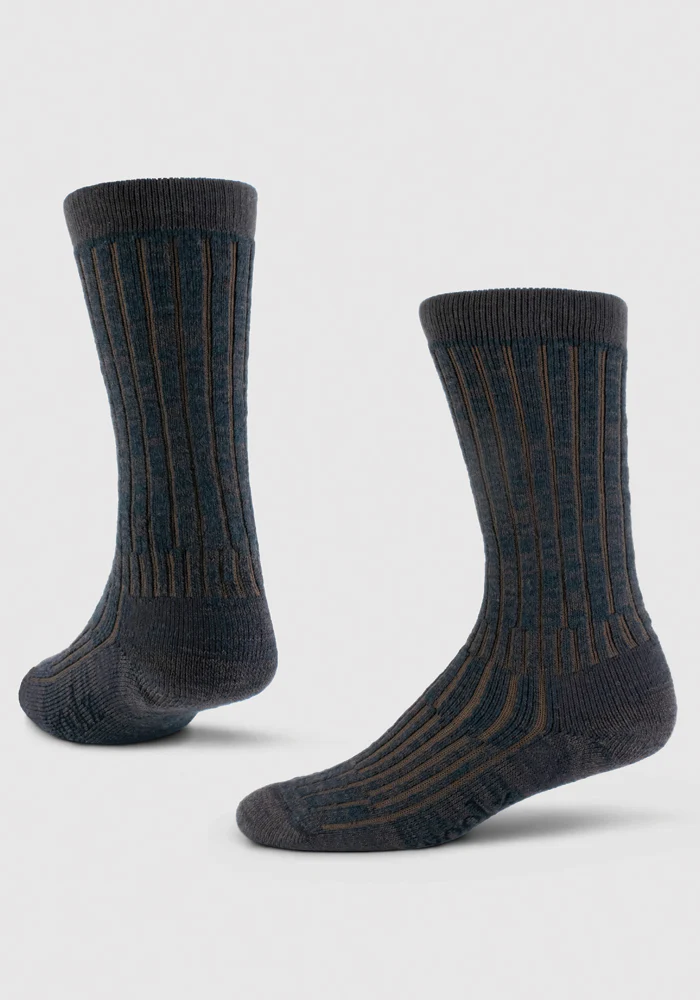 Mens Joey Mid Calf Socks - Dark Espresso - Image 2