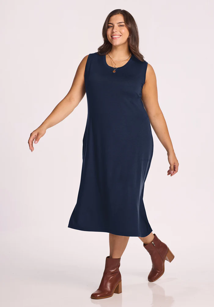 Cassie Dress - Deep Navy - Image 12