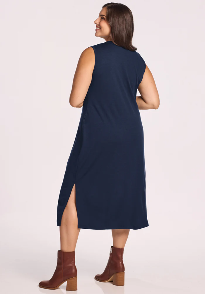 Cassie Dress - Deep Navy - Image 13
