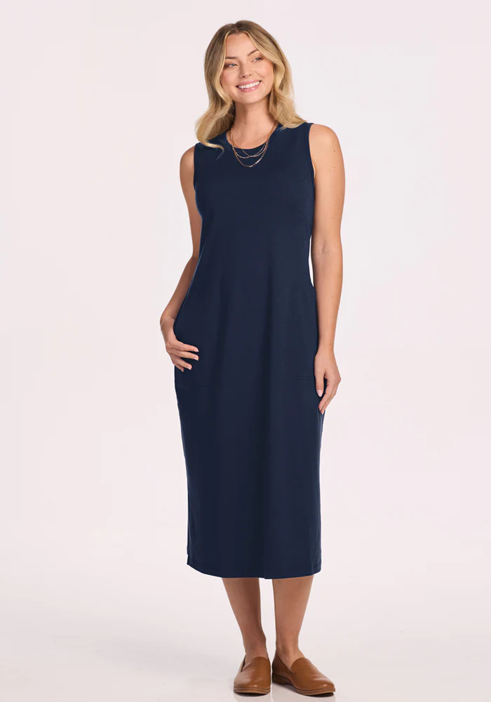Cassie Dress - Deep Navy - Image 2