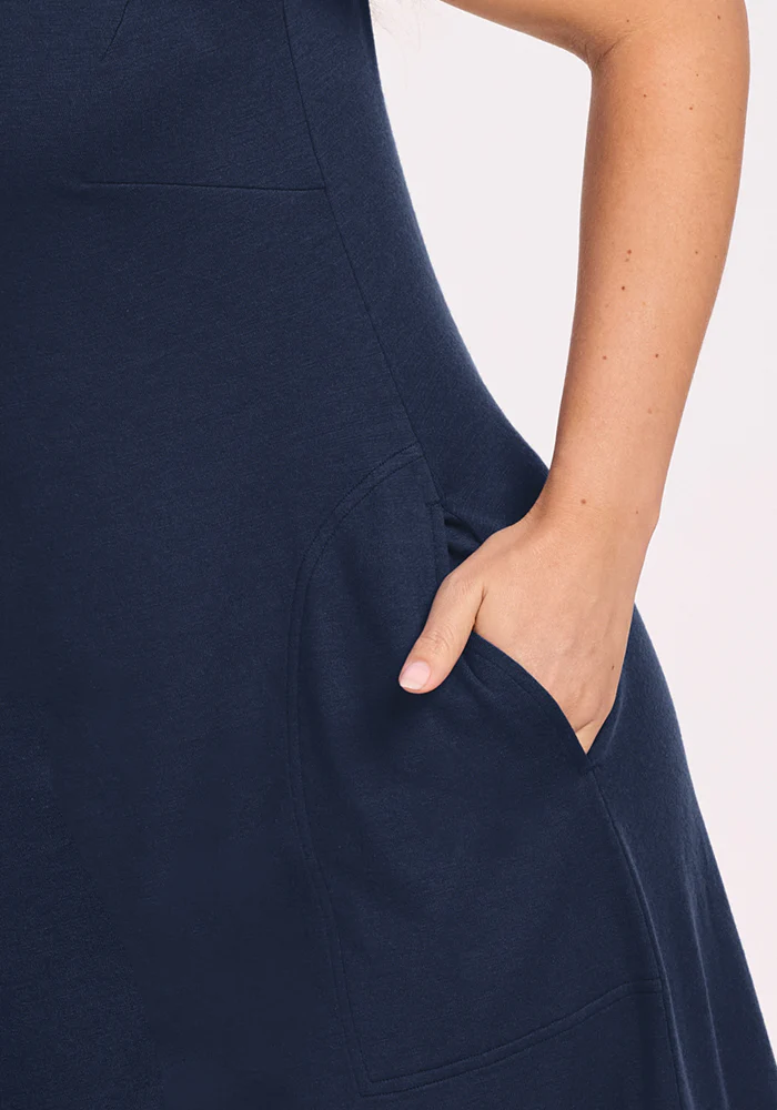 Cassie Dress - Deep Navy - Image 4