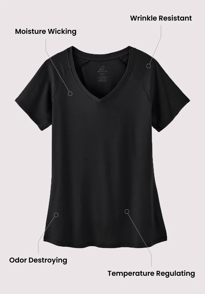 Mia V Neck - Graphite Heather - Image 12