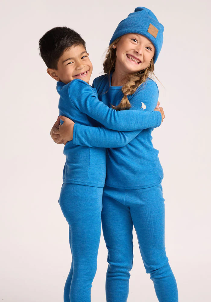 Kids Explorer Base Layer Bottoms - Blue Razz - Image 18