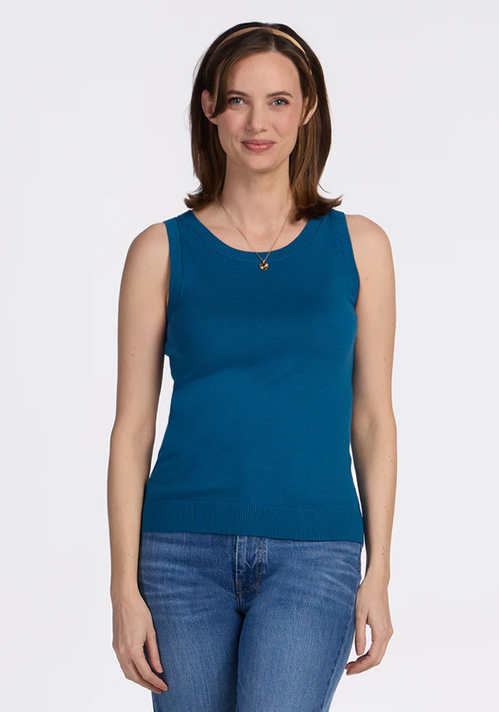 Chessy Tank Top - Moroccan Blue