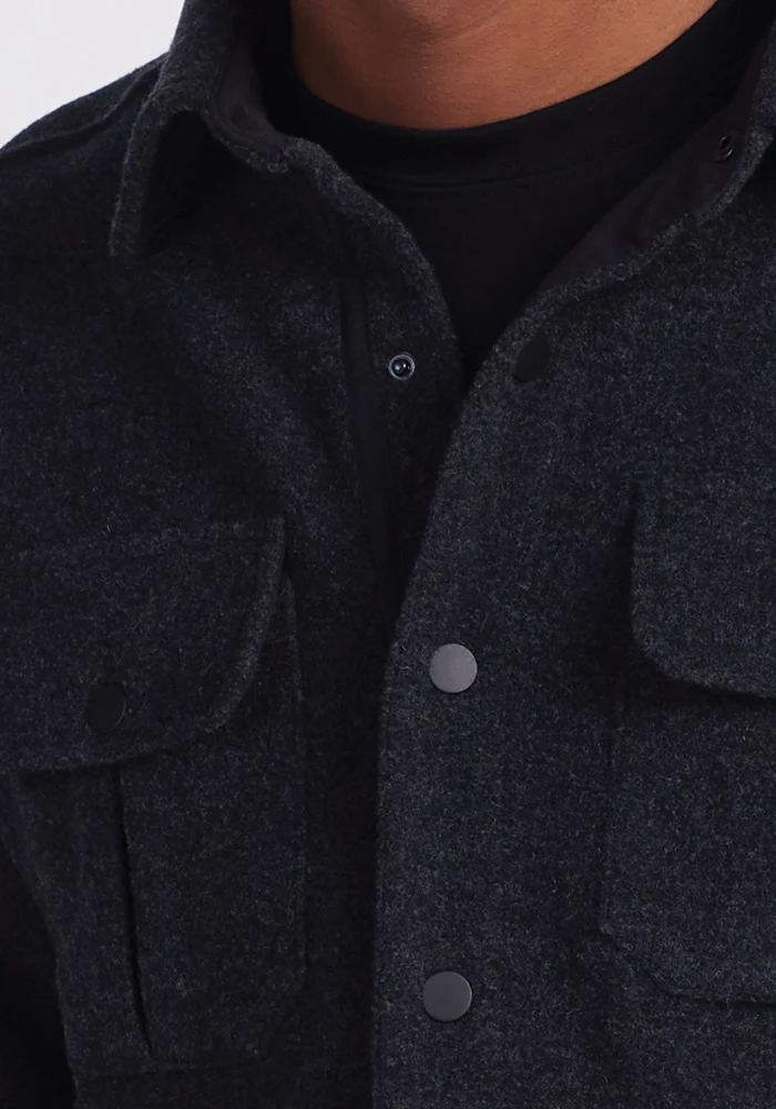 Wilder Shirt Jac - Carbon Black - Image 2