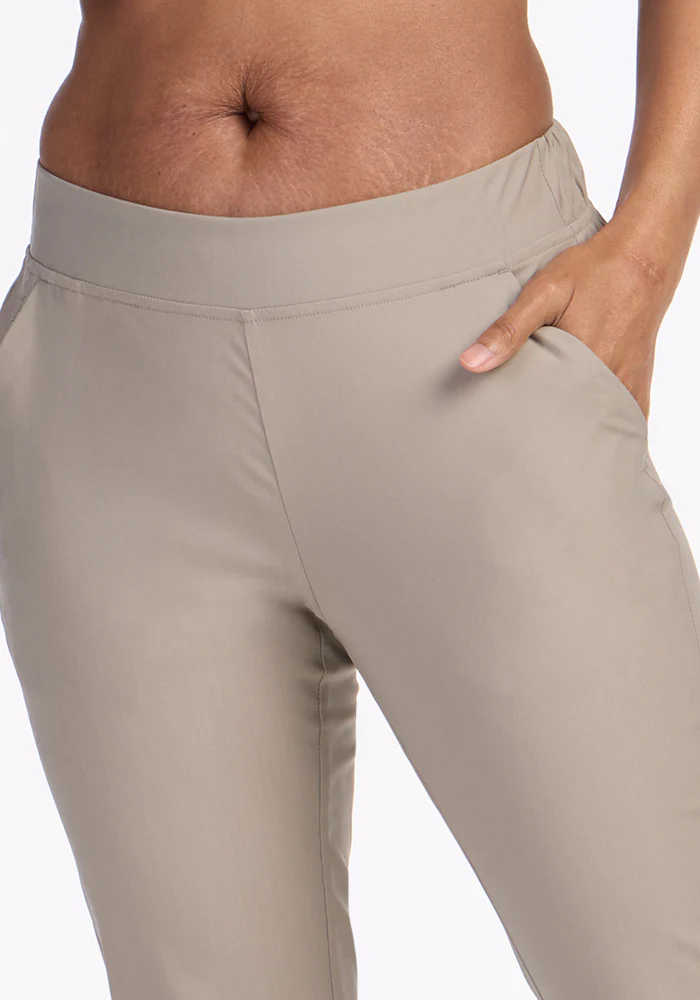 Nicole Petite Ankle Pant - Vintage Khaki - Image 4
