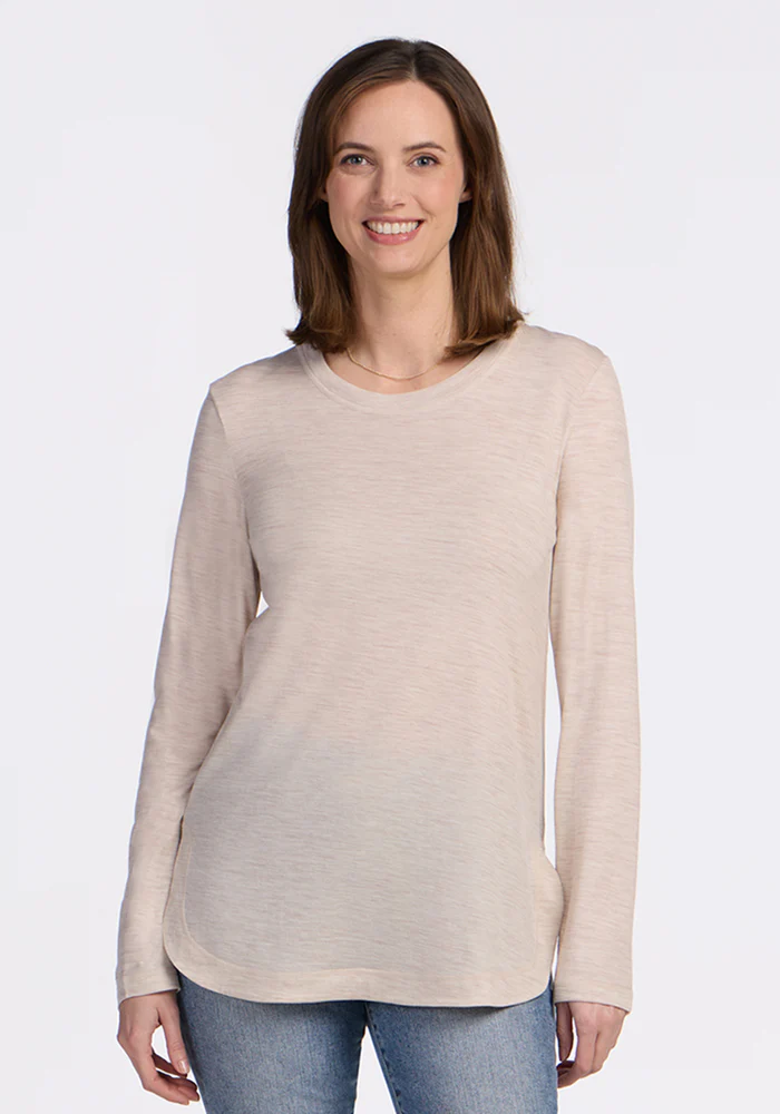 Hazel Tunic - Cream Heather