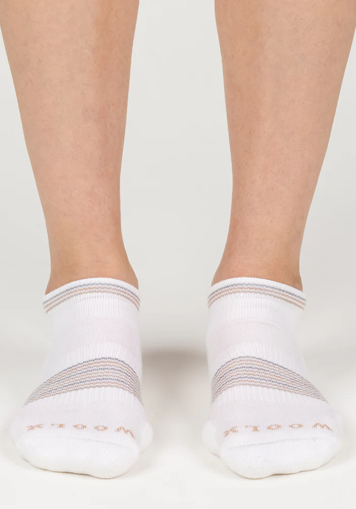 Womens Amelia No Show Socks - White Lightning - Image 2
