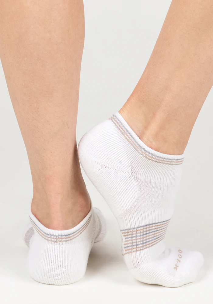 Womens Amelia No Show Socks - White Lightning - Image 5