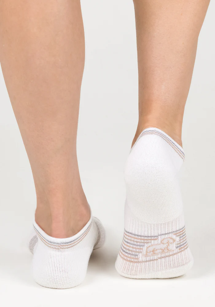 Womens Amelia No Show Socks - White Lightning - Image 6