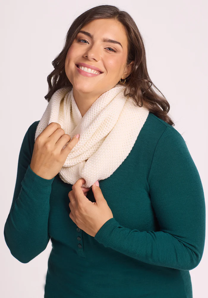 Noelle Infinity Scarf - Buttercream - Image 2