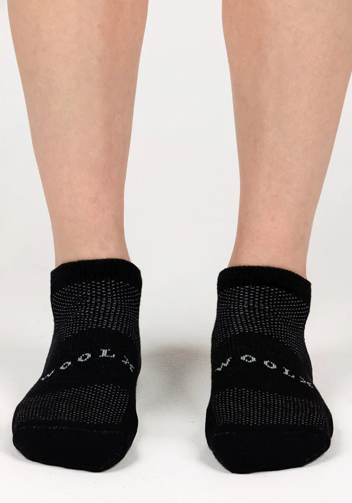 Womens Rowan No Show Socks - Black Pepper - Image 2