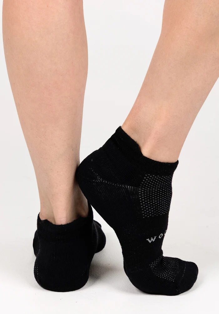 Womens Rowan No Show Socks - Black Pepper - Image 5