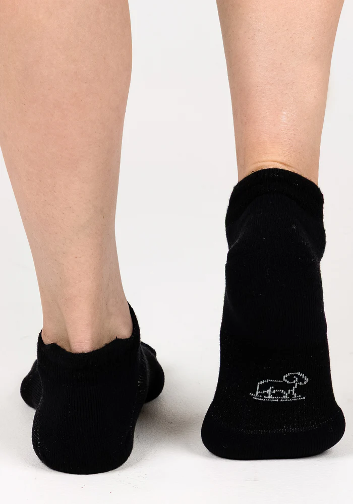 Womens Rowan No Show Socks - Black Pepper - Image 6