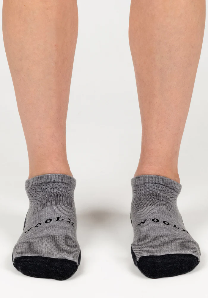 Womens Rowan No Show Socks - Pebble - Image 2