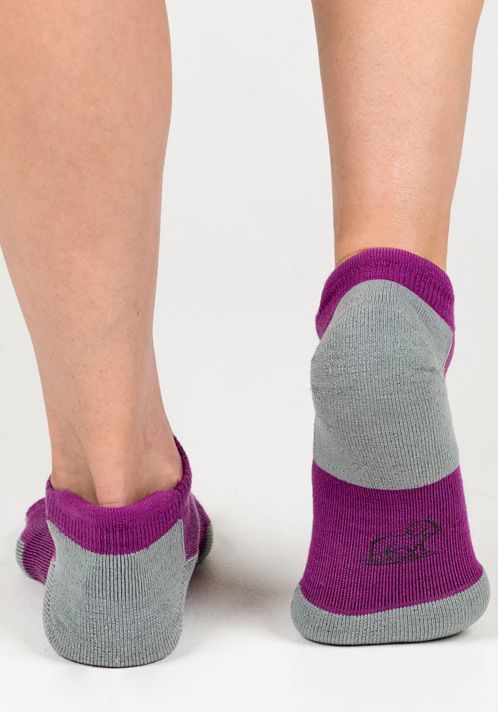 Womens Rowan No Show Socks - Purple Wine - Image 6