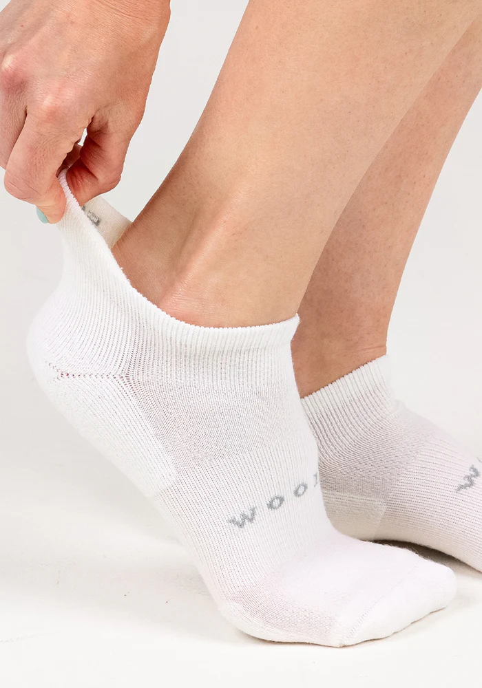 Womens Rowan No Show Socks - White Lightning - Image 4