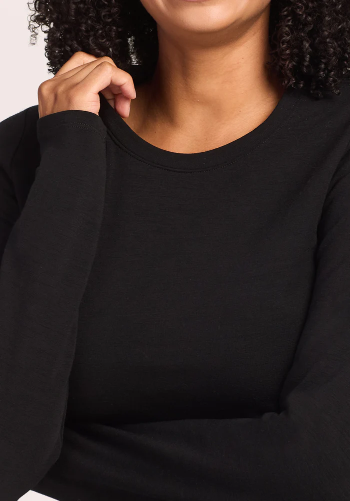 Sadie Baselayer Top - Black - Image 2