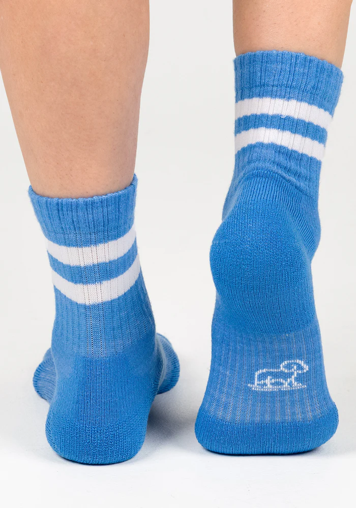 Womens Varsity Mini Crew Socks - Wave Rider - Image 10