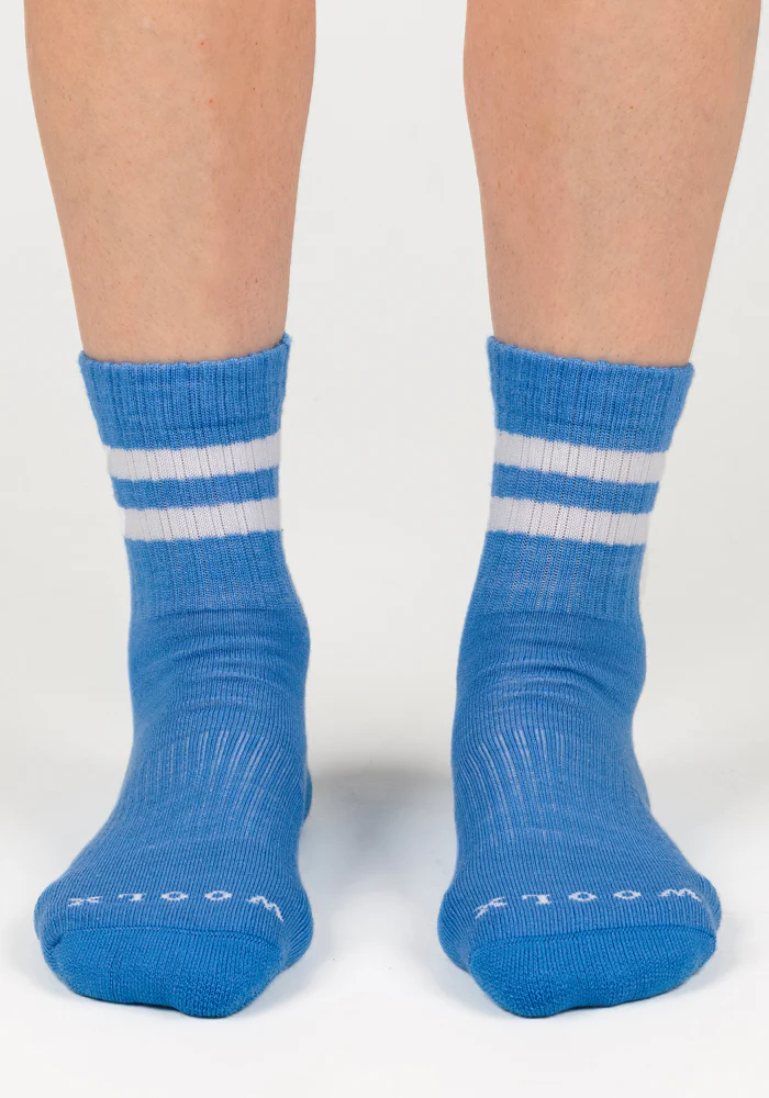 Womens Varsity Mini Crew Socks - Wave Rider - Image 2