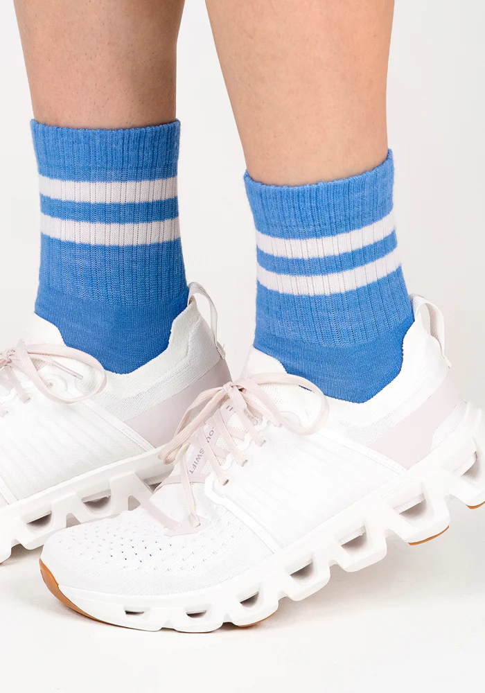 Womens Varsity Mini Crew Socks - Wave Rider - Image 3