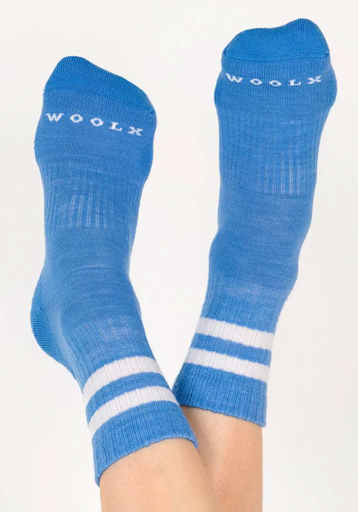Womens Varsity Mini Crew Socks - Wave Rider - Image 6