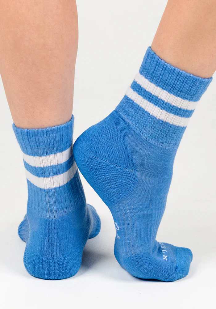 Womens Varsity Mini Crew Socks - Wave Rider - Image 7