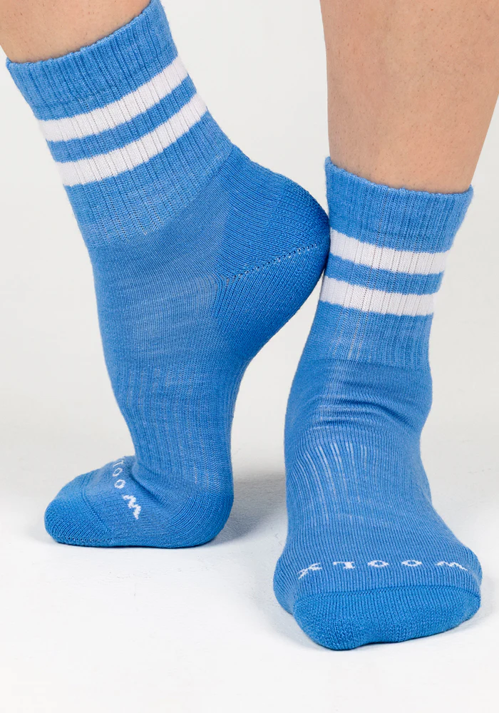 Womens Varsity Mini Crew Socks - Wave Rider - Image 9