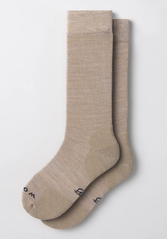 Womens Chandler Mid Calf Sock - Simply Taupe