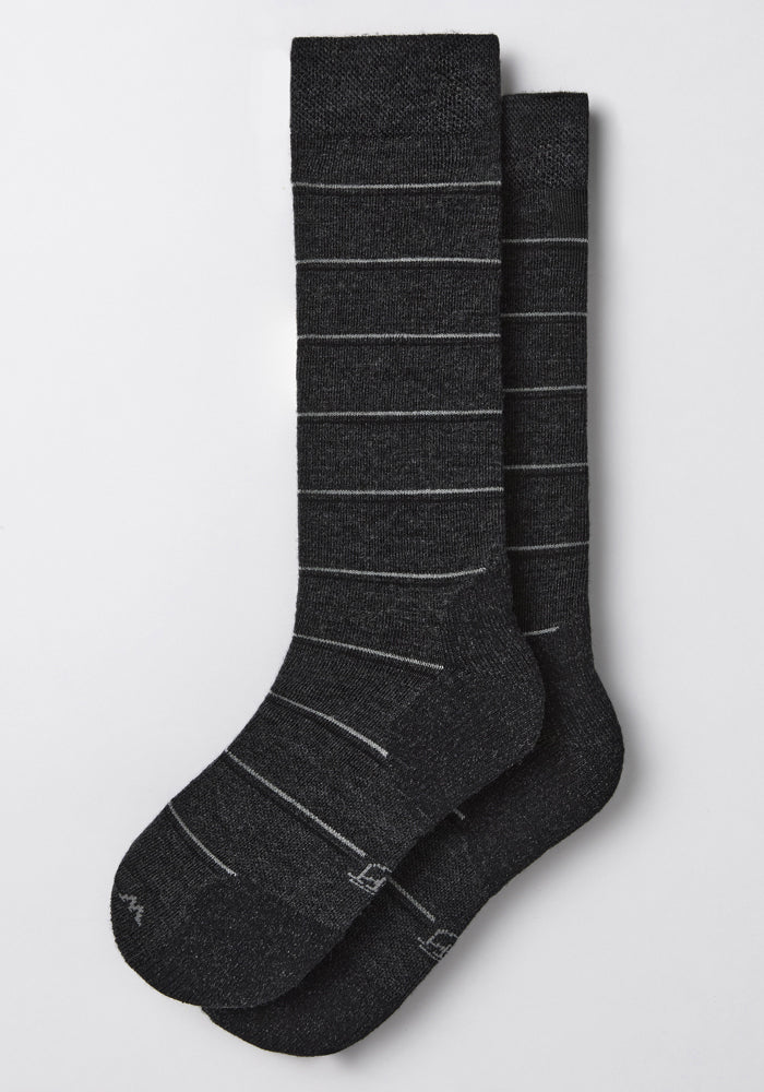 Womens Chandler Mid Calf Sock - Dark Grey Charcoal