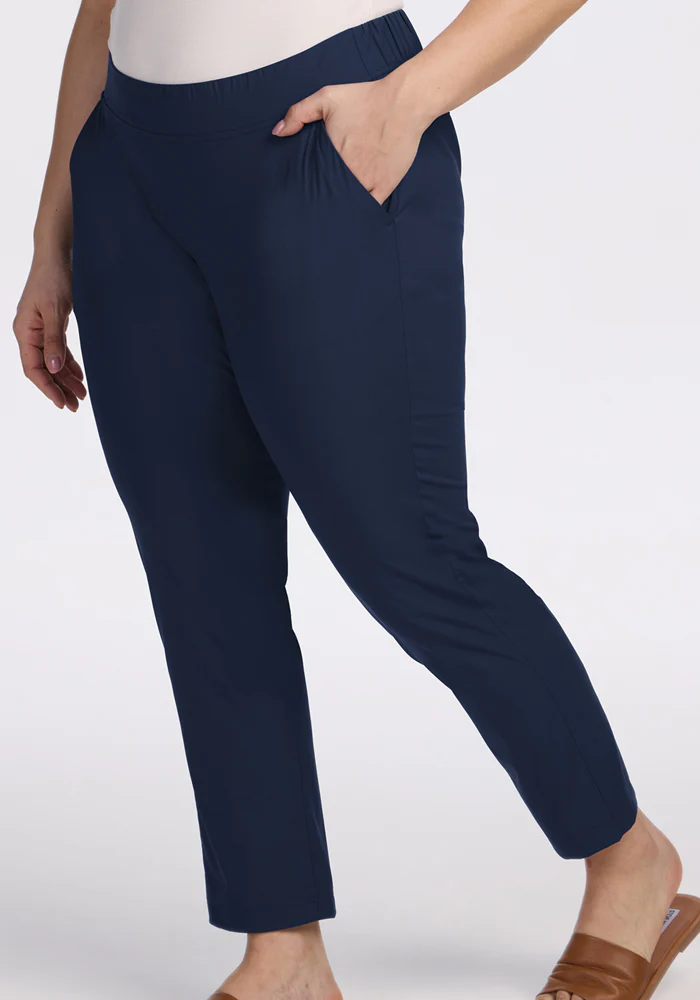 Nicole Ankle Pants - Deep Navy - Image 10