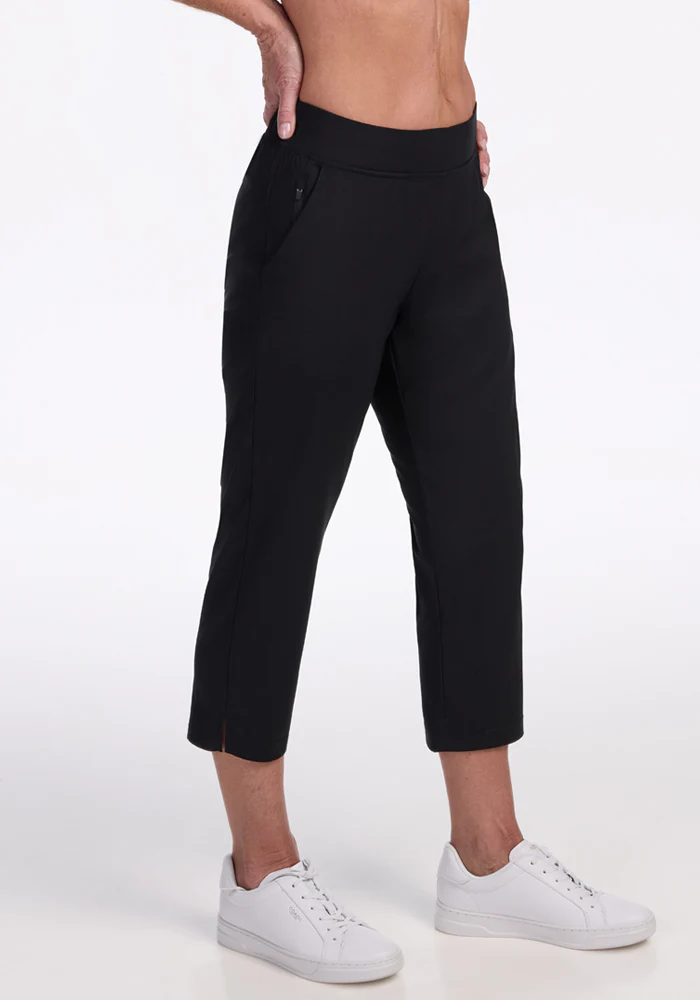 Nicole Crop Pants - Black - Image 2