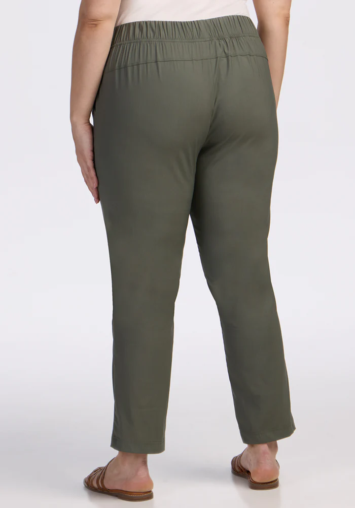 Nicole Tall Ankle Pant - Sage Olive - Image 6